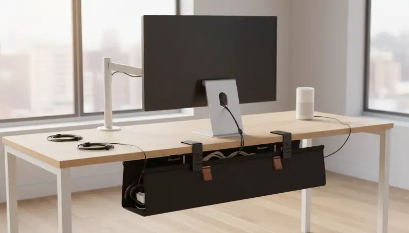 Effektives Kabelmanagement am Arbeitsplatz