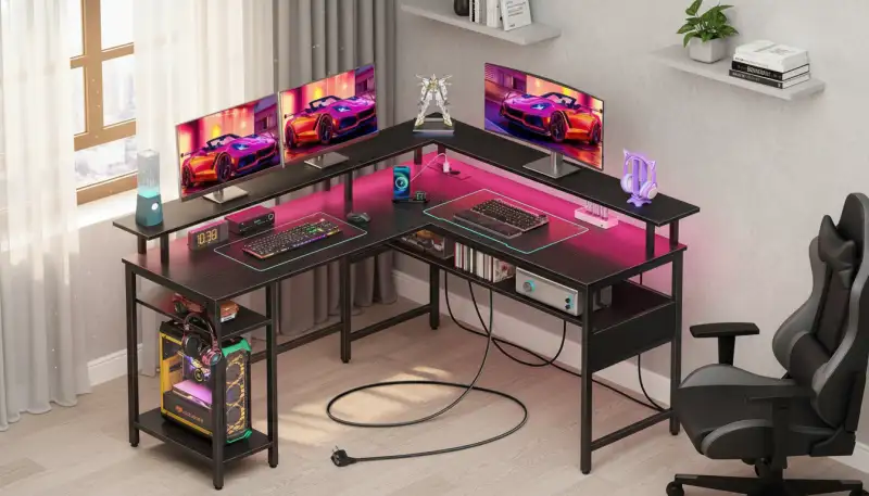 Kompakte Eckschreibtische optimal nutzen