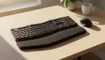 Optimale Tastaturposition für Ergonomie
