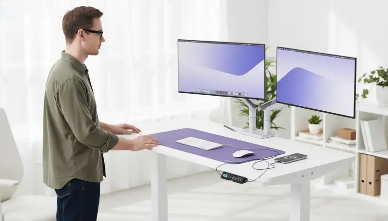 Steh-Sitz-Arbeitsplatz: Mehr Dynamik im Büro