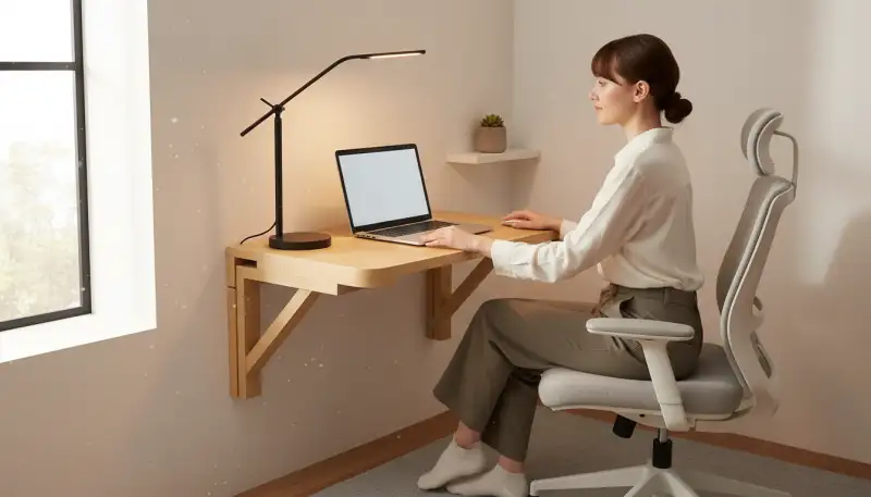 Wandschreibtisch: Stilvoll, flexibel, platzsparend