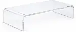 Acrylglas Monitorständer transparent - deutsche Herstellung - Exklusive Monitorerhöhung aus 10mm ...