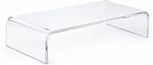 Acrylglas Monitorständer transparent - deutsche Herstellung - Exklusive Monitore