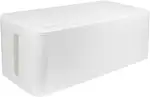 LogiLink KAB0063 - Kabelbox groß (407 x 157 x 133,5 mm), weiß