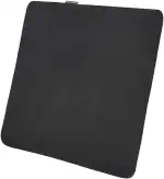 Amazon Basics Quadratisch Sitzkissen aus Memoryschaum, 38 x 38 cm, Schwarz