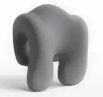 Nackenkissen für Bürostuhl, 30 * 18 * 24cm Nackenhörnchen mit Memory Foam, Kopfstütze Bürostuhl, ...