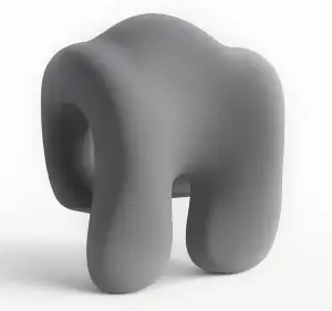 Nackenkissen für Bürostuhl, 30 * 18 * 24cm Nackenhörnchen mit Memory Foam, Kopfs