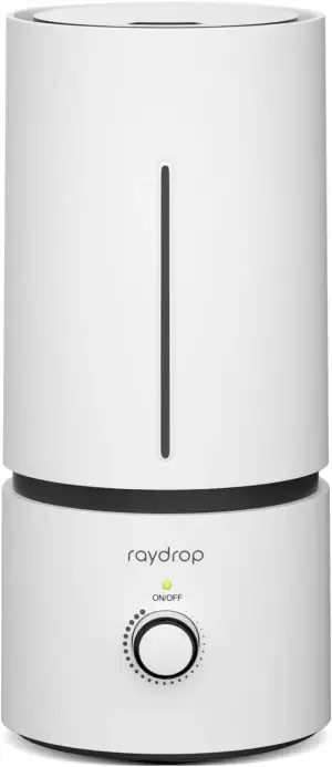 raydrop Luftbefeuchter für Schlafzimmer & Kinderzimmer, 1,7 L Leiser & Platzspar
