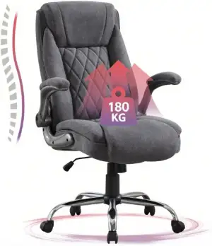 Bosmiller Ergonomischer Bürostuhl 180KG Verstellbare Schreibtischstuhl mit Hoher