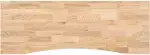 vidaXL Schreibtischplatte Unbehandelt 140x60x2,5 cm Massivholz Eiche, Arbeitsplatte, Küchen Arbeitsplatte, Ersatztischplatte, Tischplatte