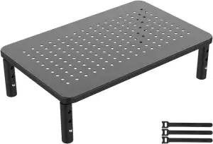 GRIFEMA Monitorständer Höhenverstellbarer für Schreibtische, 3 Höhenverstellbar,