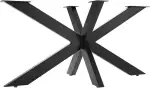 SOTECH Tischgestell Spider/Schwerlast Tisch-Beine Stahl Schwarz / 1500 x 780 x 710 mm/bis 500 kg Belastbarkeit/Einfache Montage/Tisch-Kufen für DIY-Projekte Esstische