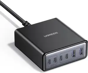UGREEN 100W USB C Ladegerät 6-Port Ladestation 65W GaN Netzteil PPS Schnellladeg