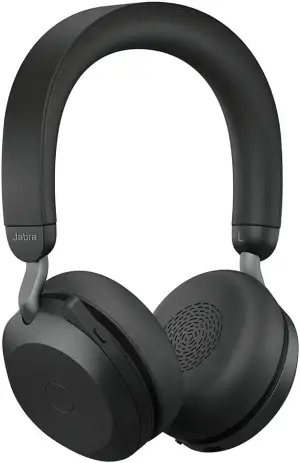 Jabra Evolve2 75 Wireless PC Headset mit 8-Mikrofon-Technologie - Dual-Foam-Ster