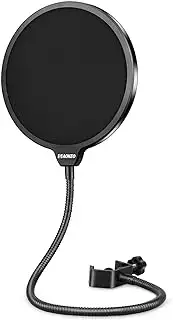 aokeo Mikrofon Popschutz, Professional Microphone Pop Filter Mask Shield Für Blu