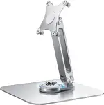 Monitorständer für Bildschirme von 13 bis 17,3 Zoll, VESA 75 mm Einzelarm Tragbarer Monitorhalter Winkel verstellbar mit Neigen & Drehen, Touchscreen Monitor Tischmontagehalterung