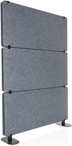hjh OFFICE Akustiktrennwand FLEXMIUT Extend Trennwand Raumteiler freistehend, Si