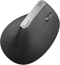 Logitech MX Vertical, Ergonomische Kabellose Maus, Bluetooth und 2.4 GHz Verbind