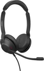 Jabra Evolve2 30 SE - Kabelgebundenes Stereo-Headset mit Geräuschunterdrückung und 2-Mikrofon-Technologie - inkl. USB-A-Kabel - Mit allen führenden Unified Communications-Plattformen nutzbar - Schwarz