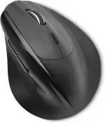 Amazon Basics Vertikale kabellose Computermaus für Laptop und Schreibtisch-PC, 6 Tasten, Rechtshänder, Geeignet für mittlere bis große Handflächen, Schwarz