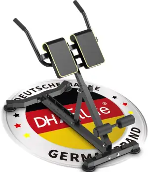 DH FitLife 5in1 Rückenstrecker für zuhause | Bauchmuskeltrainer & Rückentrainer 