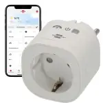Brennenstuhl Connect WiFi Steckdose WAE 3600 XS01 mit Energiemessung (Smarte Steckdose 2.4 GHz ko...