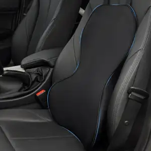 Ergonomisches Lendenwirbelstützkissen, Rückenkissen aus Memory-Schaum für Autositze - Lendenkisse...