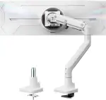 monTEK Hochbelastbarer Monitor Halterung für 17 bis 57 Zoll Bildschirme, Monitor Arm mit Gasfeder...