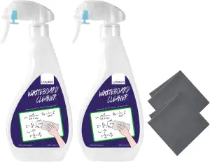 LOUKIN Ungiftiger Whiteboard-Reiniger, 500ml Dry Erase Board Cleaner, geruchsarm