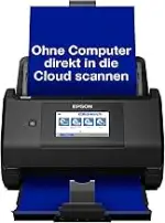 Epson WorkForce ES-580W Scanner, Dokumentenscanner (scannt ohne PC, 35 Seiten bzw. 70 Bildern pro...