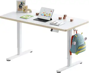 HUANUO Elektrischer Kinderschreibtisch Höhenverstellbar 120 x 60 cm, Höhenverste