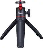 Rollei Ministativ Comfort Desktop, Tischstativ mit 360° Kugelkopf für DSLR DSLM & Kompakt-Kameras Mini Stativ Tragbar 2-in-1 Kamerastativ Klein & Handy Stativ, Ministativ-Handystativ-Tischstativ-Klein