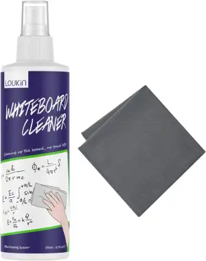 loukin Ungiftiger Whiteboard-Reiniger, 250ml Dry Erase Board Cleaner, geruchsarm