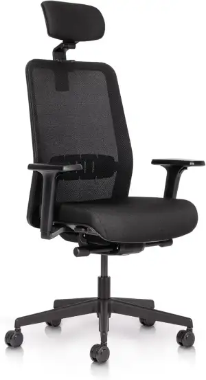 YOS S5 | Ergonomischer Bürostuhl gegen Rückenschmerzen | Netzrücken mit Lordosen