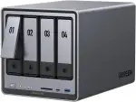 UGREEN NASync DXP4800 Pro, 4-Bay Desktop-NAS, Intel i3-1315U 6-Kern-Prozessor, 8GB DDR5 (bis zu 9...