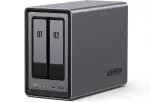 UGREEN NASync DXP2800, 2-Bay Desktop-NAS, Intel N100 Quad Core Prozessor, 8 GB DDR5 RAM, 2,5 GbE ...