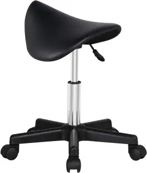 Yaheetech Sattelhocker Rollhocker Drehhocker Praxishocker Arbeitshocker Bürohock