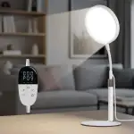 Tageslichtlampe, 10000 Lux, 3 Farbtemperaturen, 9 Helligkeitsstufen und Timer, Ideal für Lesen/Bü...