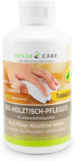 Tisch Öl “TableCARE” - Premium Holztisch Pflege mit Bienenwachs - Natürliches Holzpflegeöl für Esstisch & Tischplatte - Nachhaltiger Holzschutz aus Deutschland (250 ml)