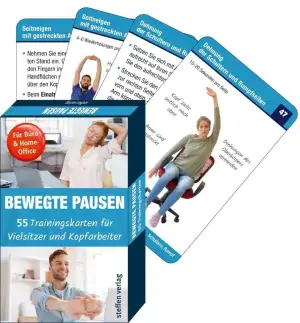 Bewegte Pausen für Büro & Home-Office: 55 Trainingskarten für Vielsitzer und Kop