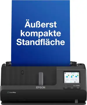 Epson Wi-Fi Scanner ES-C320W, kompakter A4 Business Scanner mit geringem Stromve