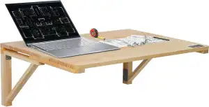 VEVOR Wandklapptisch, 80 x 60 cm, Wandmontage, Klapptisch, schwebender Schreibti