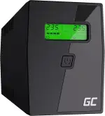Green Cell USV 600-999VA 360W UPS Unterbrechungsfreie Stromversorgung mit spezielle Anwendung Überspannungsschutz 230V Line-Interactive Spannungsregelung AVR USV-Anlage USB/RJ11 2X Schuko LCD Display