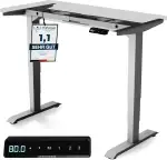 Desktronic HomePro Höhenverstellbarer Schreibtisch Gestell - Schreibtisch Höhenverstellbar Elektrisch mit Flüsterleisem Dual-Motor & Touchscreen - Hohe Tragfähigkeit - Stehtisch