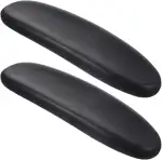 2X BüRostuhl Armlehnen Polster, Universell Pu-BüRostuhl Armpolsterkappen Ersatz Mit Schraube FüR ...