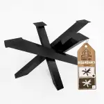 Couchtisch Füße Schwarz Tischbeine Tischgestell Metall 43cm Hoch Kaffeetisch Wohnzimmer Flur Büro Solid Konstruktion Massive Holzplatte Glasplatte Unique Überrasch Gäste DIY Projekt