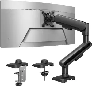 HUANUO Monitor Halterung für 13-40 Zoll Bildschirme, Monitor Arm mit NITROGLIDE™