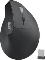 acer Ergonomische Maus Kabellos, Wiederaufladbare 2.4GHz Vertikale Maus mit 3 Einstellbaren DPI, 6 Tasten, Ergonomisch Büromaus Vertical Wireless Mouse für Windows, mac OS, Linux, Chrome OS, usw.