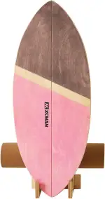 XCMAN Surf Balance Board Trainer Mit Rolle - Stabilitätstrainer Für Erwachsene Und Kinder, Zum Su...