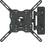 Amazon Basics TV-Halterung/Wandhalterung, schwenkbar, neigbar, für 66-140 cm Curved und Flach-TV oder Monitor bis 36 kg, max. VESA 400 x 400 mm, Schwarz